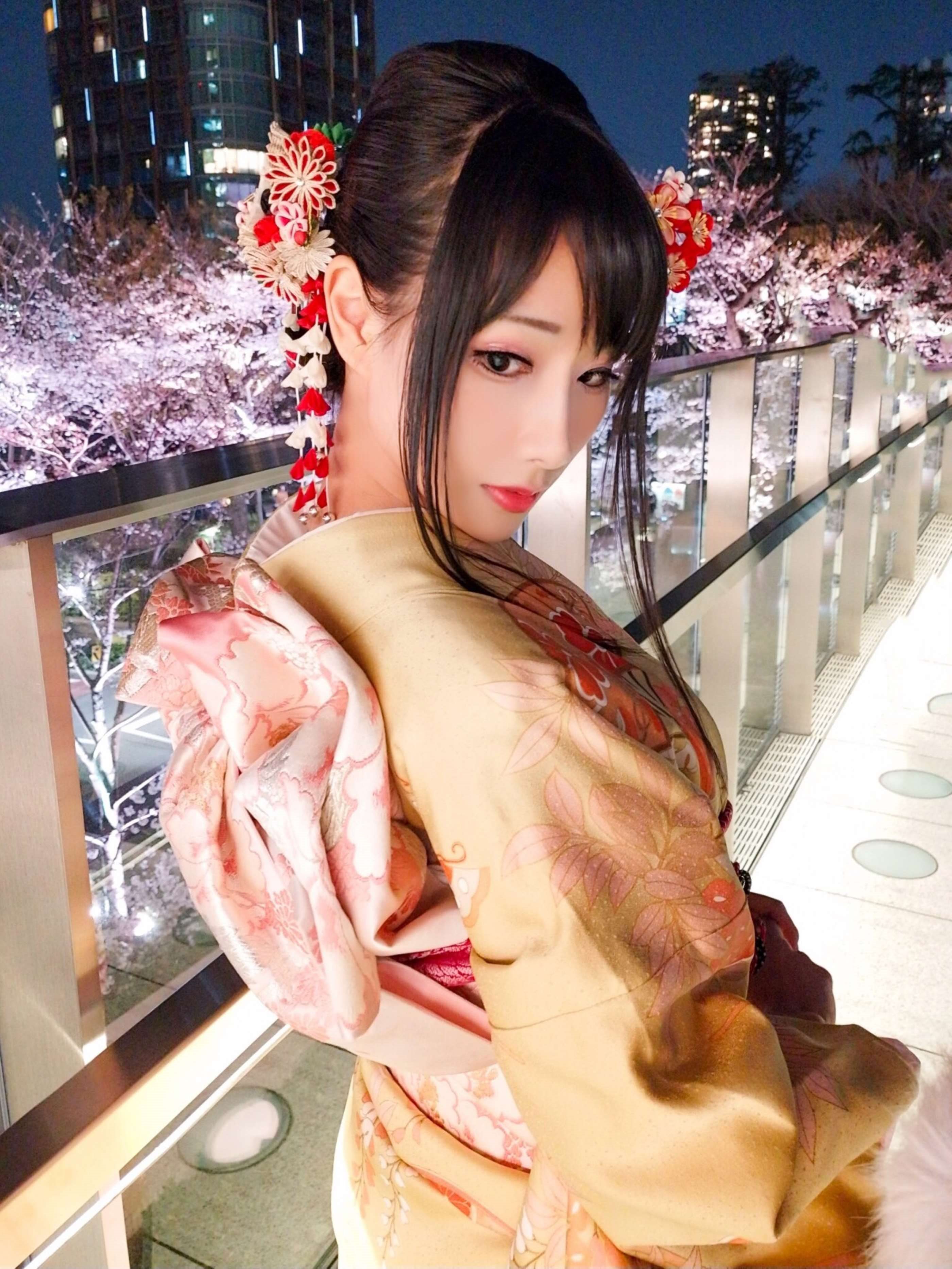 雨波_HaneAme - NO.55 Random&Selfie Kimono[9P]插图1